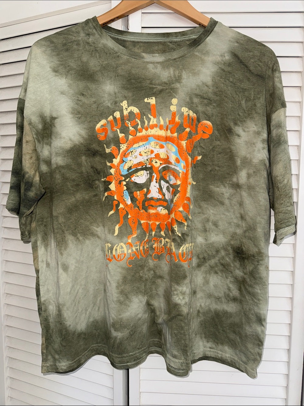Sublime "Long Beach" Band Tie-Dye T-shirt - L
